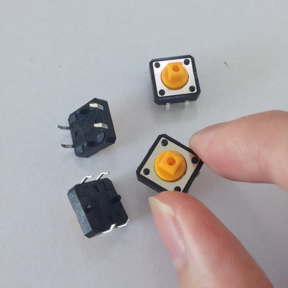 20PCS YT2049 B3F-4055 Tactile Switches Push Button Tact Switch 12*12*7.3 mm high quality Light touch/Micro switch
20PCS YT2049 B3F-4055 Tactile Switches Push Button Tact Switch 12*12*7.3 mm high quality Light touch/Micro switch