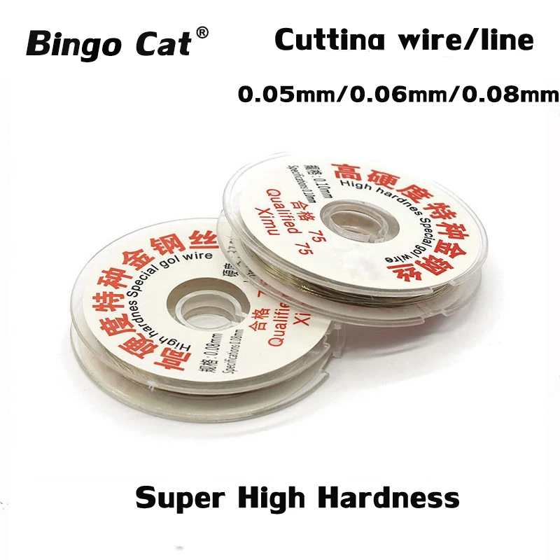 0.05/0.06/0.08mm High Harness Separating Wire Line For Samsung OLED Curved Screen iphone Ipad LCD Display Screen Repair
0.05/0.06/0.08mm High Harness Separating Wire Line For Samsung OLED Curved Screen iphone Ipad LCD Display Screen Repair