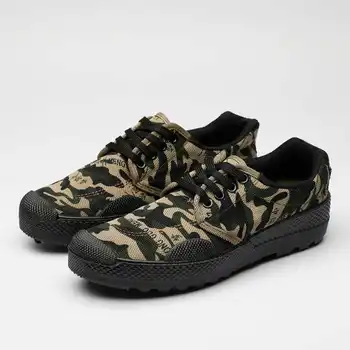 Men's Vulcanized Outdoor Men Non-slip Wear-resisting Military Canvas Climbing Camouflage Labour Army Hiking Student shoes women
Men's Vulcanized Outdoor Men Non-slip Wear-resisting Military Canvas Climbing Camouflage Labour Army Hiking Student shoes women