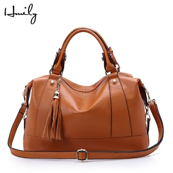 HMILY Socialite Handbags Genuine Leather Women Bag Fashion Large Capacity Travel Shoulder Bag For Female Classic Messenger Bag
HMILY Socialite Handbags Genuine Leather Women Bag Fashion Large Capacity Travel Shoulder Bag For Female Classic Messenger Bag