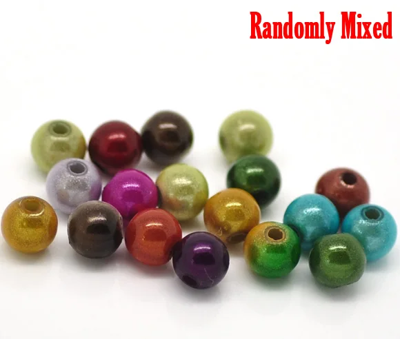 DoreenBeads Acrylic Spacer Beads Ball Mixed imitation pearl Beads in Bead About 6mm( 2/8") Dia, Hole: Approx 1.3mm, 20 Pieces
DoreenBeads Acrylic Spacer Beads Ball Mixed imitation pearl Beads in Bead About 6mm( 2/8") Dia, Hole: Approx 1.3mm, 20 Pieces
