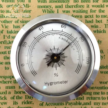 MUXIANG Costal hygrometer, diameter 44mm, storage tobacco, tea, moisture gauge, metal hygrometer, silver color cg0004
MUXIANG Costal hygrometer, diameter 44mm, storage tobacco, tea, moisture gauge, metal hygrometer, silver color cg0004