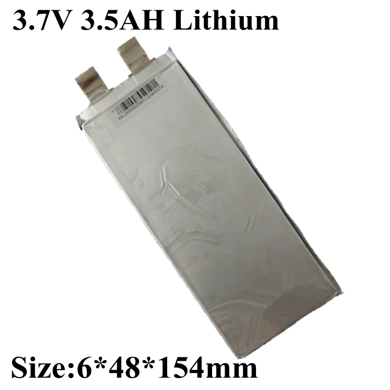 3pcs 6048154 Lipo Battery 3.7v 3500mah Lipo 3,7v 35c Discharge 3500mah 3300mah for RC Lipo 3s 11.1v DIY Helicopter Power Tools
3pcs 6048154 Lipo Battery 3.7v 3500mah Lipo 3,7v 35c Discharge 3500mah 3300mah for RC Lipo 3s 11.1v DIY Helicopter Power Tools