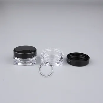 50pcs x 3g High Quality Mini Plastic Jar Small Sample Containers With Black Lid 3 Gram Empty PS Bottle For Powder
50pcs x 3g High Quality Mini Plastic Jar Small Sample Containers With Black Lid 3 Gram Empty PS Bottle For Powder