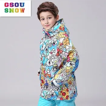 Gsou Snow New Winter Kids Ski Wear Boys Outdoor Windproof Waterproof Breathable Cotton Jackets Men Snowboard Jacket Warmth Coats
Gsou Snow New Winter Kids Ski Wear Boys Outdoor Windproof Waterproof Breathable Cotton Jackets Men Snowboard Jacket Warmth Coats