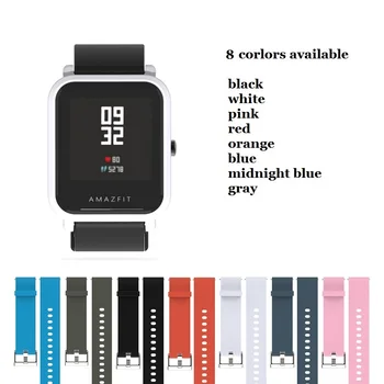 Silicone Sport Strap For Xiaomi Huami Amazfit Bip Smart Watch 20MM Replacement Band Bracelet Protective Case Smart Accessories
Silicone Sport Strap For Xiaomi Huami Amazfit Bip Smart Watch 20MM Replacement Band Bracelet Protective Case Smart Accessories