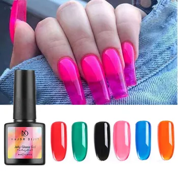 Gel nail polish base and top coat not easily scratched Nail Neon Translucent colour UV Nail Gel Polish 8 ml Y520
Gel nail polish base and top coat not easily scratched Nail Neon Translucent colour UV Nail Gel Polish 8 ml Y520
