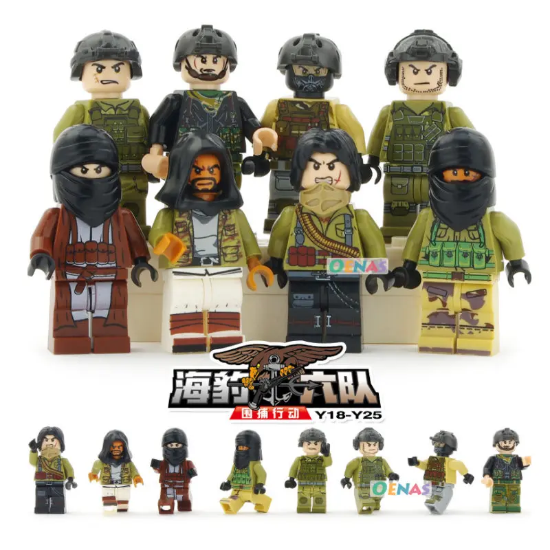 Hot Sale SWAT Military Gun Weapons Army Soldiers Mini Figures Weapon Building Block Bricks Educational toy for children Boy Gift
Hot Sale SWAT Military Gun Weapons Army Soldiers Mini Figures Weapon Building Block Bricks Educational toy for children Boy Gift