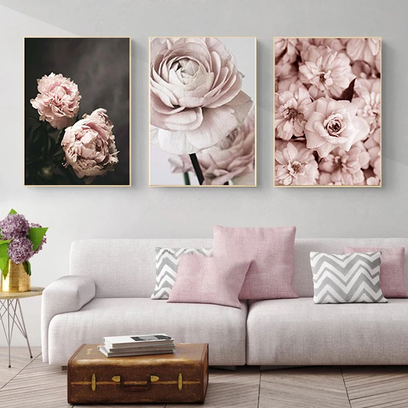 Nordic Canvas Paintings Posters Prints Romantic Modern Pink Rose Flowers Valentine's Gift Wall Art Picture Bedroom Home Decor
Nordic Canvas Paintings Posters Prints Romantic Modern Pink Rose Flowers Valentine's Gift Wall Art Picture Bedroom Home Decor