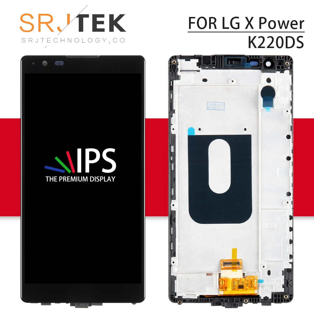 Srjtek 5.3" for LG X Power X3 K220DS Full LCD Display Panel Touch Screen Digitizer Sensor Glass 100% Tested 1280*720 For X Power
Srjtek 5.3" for LG X Power X3 K220DS Full LCD Display Panel Touch Screen Digitizer Sensor Glass 100% Tested 1280*720 For X Power
