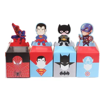 Beautiful Cartoon Superhero Party Supplies Candy Box Christmas Candy Box Baby Shower Child Birthday Party Gift Box 10 / 20pcs
Beautiful Cartoon Superhero Party Supplies Candy Box Christmas Candy Box Baby Shower Child Birthday Party Gift Box 10 / 20pcs