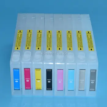 8Colors 350ML T6041-T6049 Refill Ink Cartridge And Chip Resetter For Epson Stylus Pro 7880 9880
8Colors 350ML T6041-T6049 Refill Ink Cartridge And Chip Resetter For Epson Stylus Pro 7880 9880
