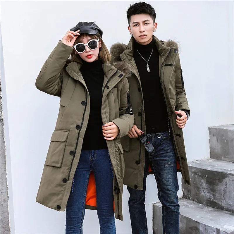 Winter lovers 2018 new men's long down jacket Youth windproof jacket High quality feather collar hooded snow coat park jacket
Winter lovers 2018 new men's long down jacket Youth windproof jacket High quality feather collar hooded snow coat park jacket