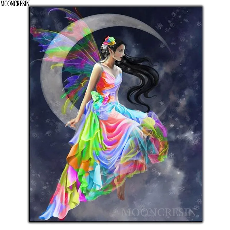 DIY Diamond Painting Cross Stitch Butterfly Fairy Sit Moon Diamond Embroidery Square Full Diamond Mosaic Decoration Cartoon Gift
DIY Diamond Painting Cross Stitch Butterfly Fairy Sit Moon Diamond Embroidery Square Full Diamond Mosaic Decoration Cartoon Gift