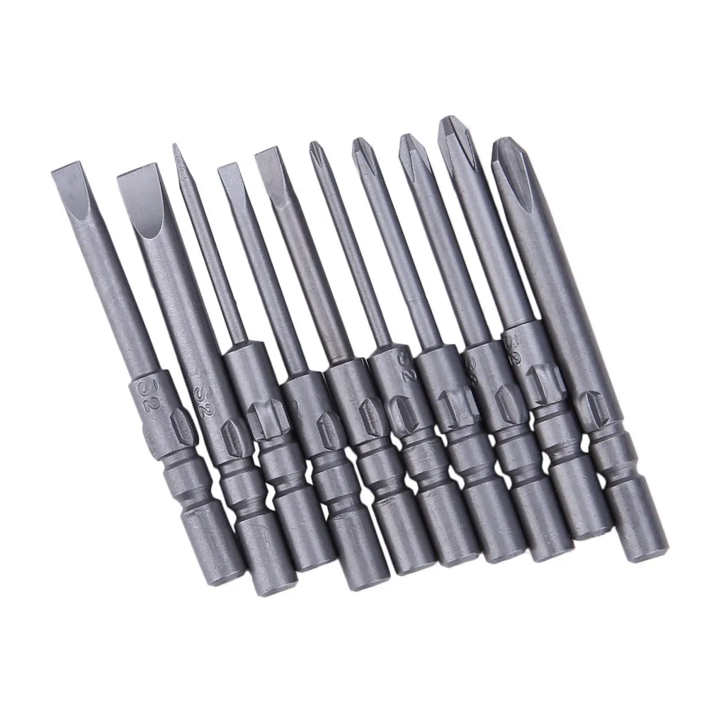 10pcs/lots 40mm Alloy Steel Magnetic Screwdriver Bits Set For DC Powered Electric Screwdrive 800
10pcs/lots 40mm Alloy Steel Magnetic Screwdriver Bits Set For DC Powered Electric Screwdrive 800