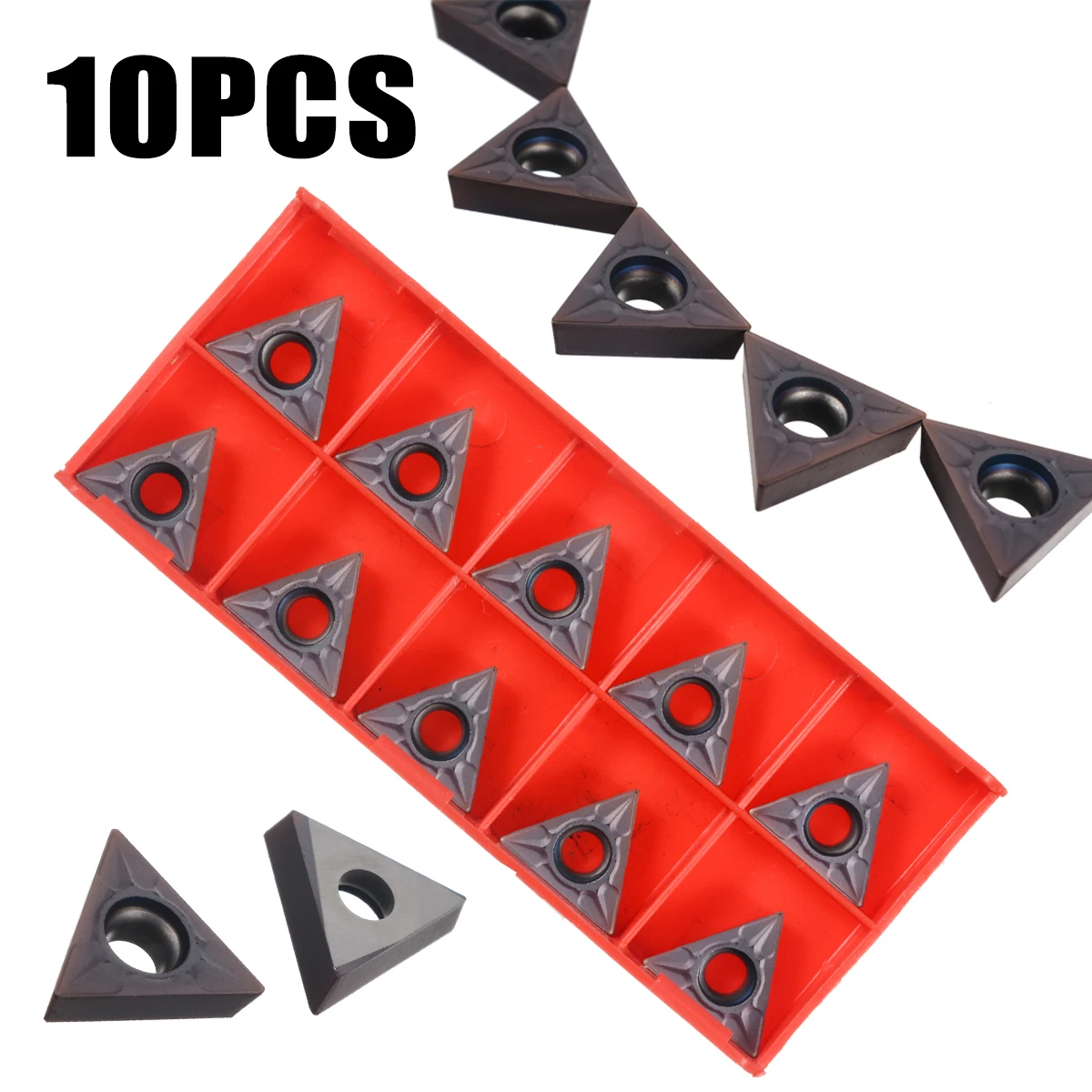 10pcs/set New Tungsten Steel TCMT16T304 VP15TF Carbide Inserts Blades For Lathe Tool
10pcs/set New Tungsten Steel TCMT16T304 VP15TF Carbide Inserts Blades For Lathe Tool