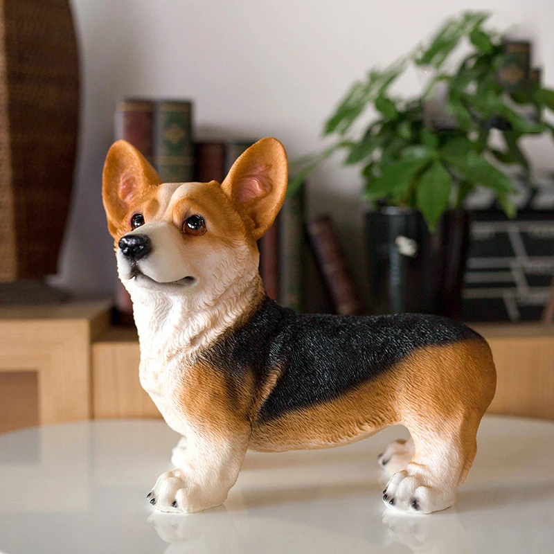 Pastoral Simulation Animal Sculpture Crafts Resin Keji Dog Ornaments Home Livingroom Figurines Decoration Outdoor Furnishings
Pastoral Simulation Animal Sculpture Crafts Resin Keji Dog Ornaments Home Livingroom Figurines Decoration Outdoor Furnishings