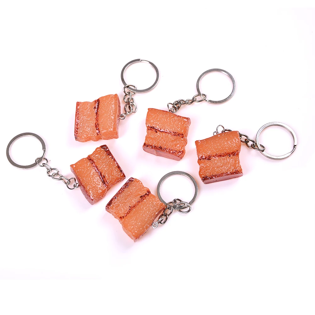 2Piece Creative Mini Plastic Fake Food Braise In Soy Sauce Meat keychain Funny Joke Prank Trick Toy Promotional Gifts
2Piece Creative Mini Plastic Fake Food Braise In Soy Sauce Meat keychain Funny Joke Prank Trick Toy Promotional Gifts