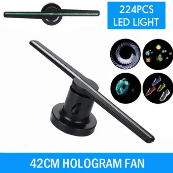 224 LEDs with 16G TF Holographic 3D Hologram Projector Fan Advertising Lights 42cm Party Decorations Kit Player 3D LED Fan light
224 LEDs with 16G TF Holographic 3D Hologram Projector Fan Advertising Lights 42cm Party Decorations Kit Player 3D LED Fan light