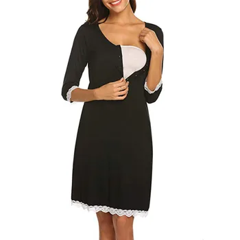Maternity Dresses Nursing Lace Delivery Nightgowns Tracksuit Breastfeeding Gown Pregnancy Dress Summer Vestido Lactancia
Maternity Dresses Nursing Lace Delivery Nightgowns Tracksuit Breastfeeding Gown Pregnancy Dress Summer Vestido Lactancia