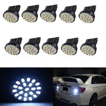 10PCS 22-SMD Car T25 3157 LED Bulbs Brake Tail Stop Light 3057 3457 4157 3047 White
10PCS 22-SMD Car T25 3157 LED Bulbs Brake Tail Stop Light 3057 3457 4157 3047 White