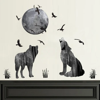 Forest Moon Wolf Birds Decorative Wall Stickers PVC DIY Animals Decor Wall Kids Rooms Living Room De
Forest Moon Wolf Birds Decorative Wall Stickers PVC DIY Animals Decor Wall Kids Rooms Living Room De