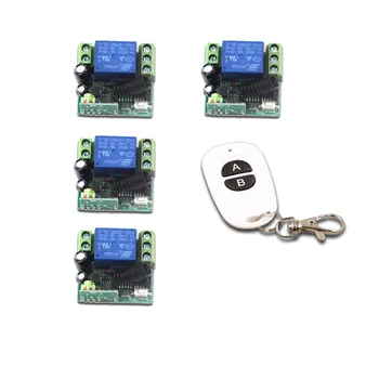 

Wireless Remote Control Switch DC 12V RF Remote Plug 1CH 1 CH 10A Relay Receiver Transmitter 315Mhz/433Mhz