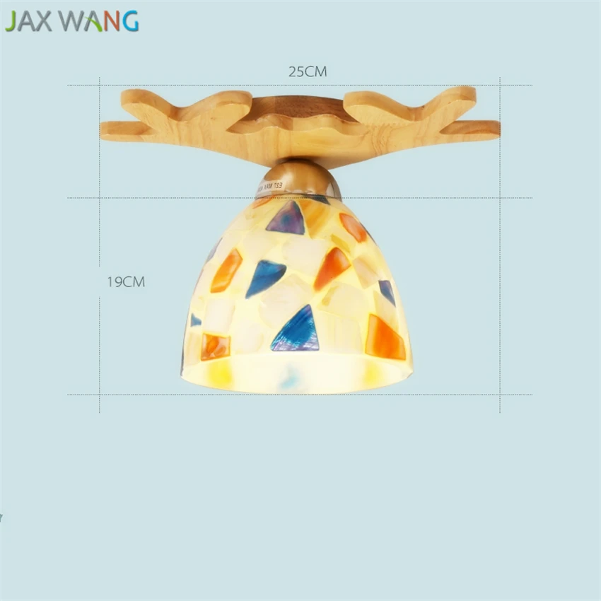 Creative Antlers Ceiling lamp simple modern Nordic living room ceiling lamp corridor light solid wood lamps
Creative Antlers Ceiling lamp simple modern Nordic living room ceiling lamp corridor light solid wood lamps