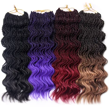 FALEMEI Synthetic hair extensions Curly Senegalese Twist Crochet Braids 14Inch 75g 35Strands/Pack crochet braid hair
FALEMEI Synthetic hair extensions Curly Senegalese Twist Crochet Braids 14Inch 75g 35Strands/Pack crochet braid hair