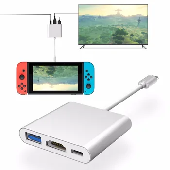 Type-C to HDMI Adapter for Nintend Switch Console to TV Video Digital Converters Replacement Dock for switch
Type-C to HDMI Adapter for Nintend Switch Console to TV Video Digital Converters Replacement Dock for switch