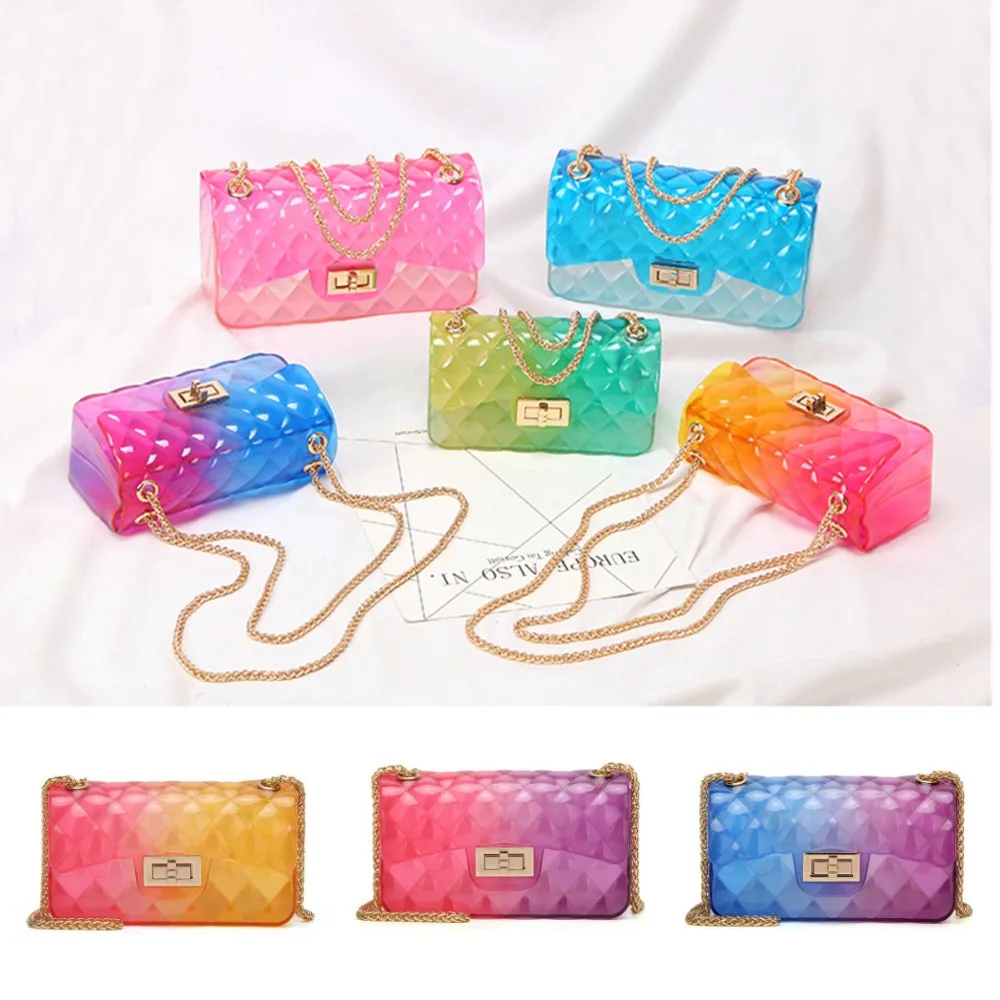 Colorful Matte Jelly Chain Bags Luxury Channels Handbags Diamond Lattice Women Bags candy Summer Beach Transparent PVC Messenger
Colorful Matte Jelly Chain Bags Luxury Channels Handbags Diamond Lattice Women Bags candy Summer Beach Transparent PVC Messenger
