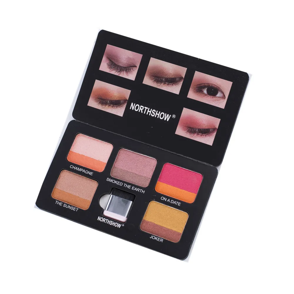 New 5 Color Eye Shadow Palette with Color Brush Gradient 3 Seconds Finish Eye Makeup Shimmer Matte Shadow Powder Cosmetics Set
New 5 Color Eye Shadow Palette with Color Brush Gradient 3 Seconds Finish Eye Makeup Shimmer Matte Shadow Powder Cosmetics Set