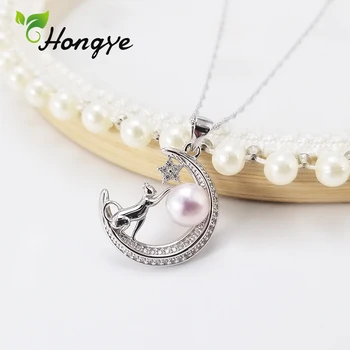 Hongye Designer Necklaces for Women Little Cat Natural Pearl Neck Chains Sensitive Skin Personalized Jewelry Pendant Necklace 
Hongye Designer Necklaces for Women Little Cat Natural Pearl Neck Chains Sensitive Skin Personalized Jewelry Pendant Necklace