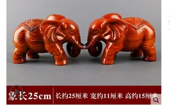 A pair of wooden elephants are arranged Chrysanthemum pear decoration Carving handicraft statue black sandalwood rafts dies
A pair of wooden elephants are arranged Chrysanthemum pear decoration Carving handicraft statue black sandalwood rafts dies