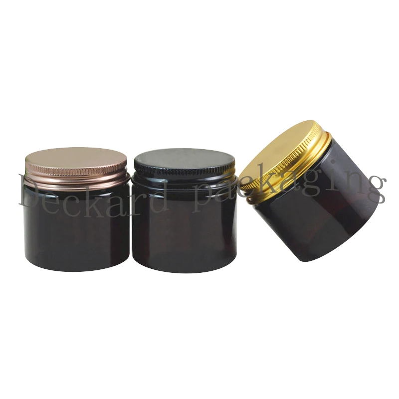 50pcs 50g Empty Travel Brown Face Cream Cosmetic Jar Plastic Pot With Aluminum Metal cap Hand Cream Cosmetics container
50pcs 50g Empty Travel Brown Face Cream Cosmetic Jar Plastic Pot With Aluminum Metal cap Hand Cream Cosmetics container