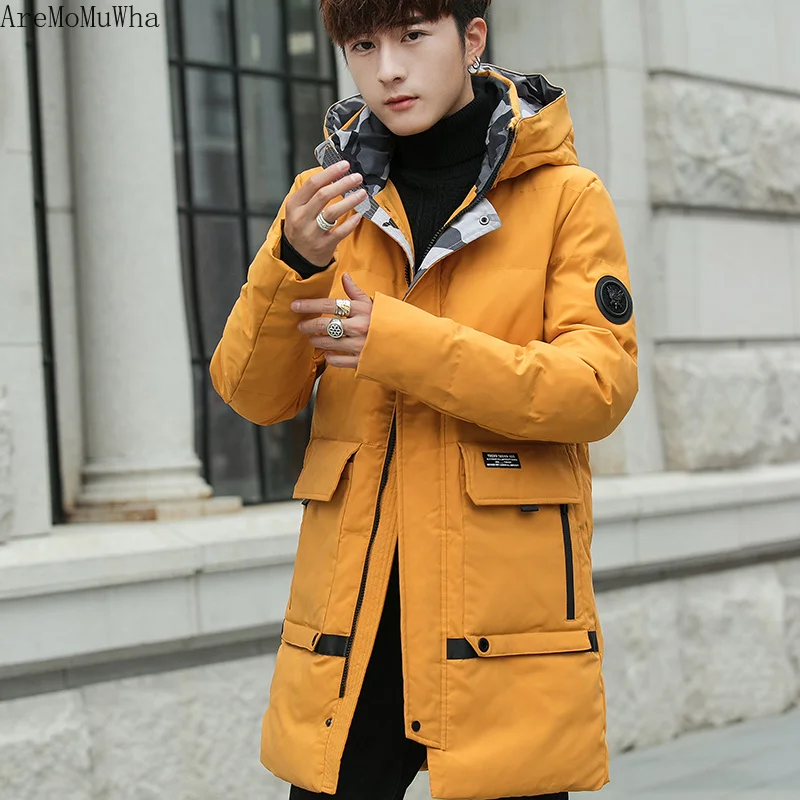 AreMoMuWha Winter New Long Coat Cotton Men's Jacket Clothes Korean Version of The Trend of Students Down Cotton Padded Cotton
AreMoMuWha Winter New Long Coat Cotton Men's Jacket Clothes Korean Version of The Trend of Students Down Cotton Padded Cotton