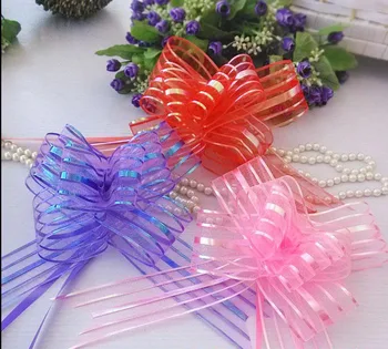 100pcs/lot 5CM*80CM Large Organza Pull Bow Ribbon for Craft , Wedding Decoration, Gift Packing Pullbows wholesale
100pcs/lot 5CM*80CM Large Organza Pull Bow Ribbon for Craft , Wedding Decoration, Gift Packing Pullbows wholesale