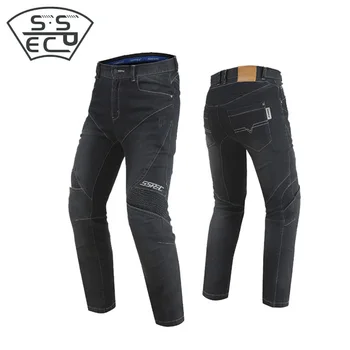 SSPEC Motorcycle Jeans Drop Resistance Slim Denim Cycling Racing Pants Motocross Off-road Motorcycles Pants with Protector
SSPEC Motorcycle Jeans Drop Resistance Slim Denim Cycling Racing Pants Motocross Off-road Motorcycles Pants with Protector