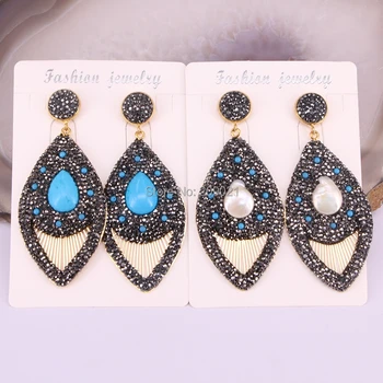 4Pairs Handmade fashion pave crystal rhinestone earrings,pearl natural stone earring
4Pairs Handmade fashion pave crystal rhinestone earrings,pearl natural stone earring