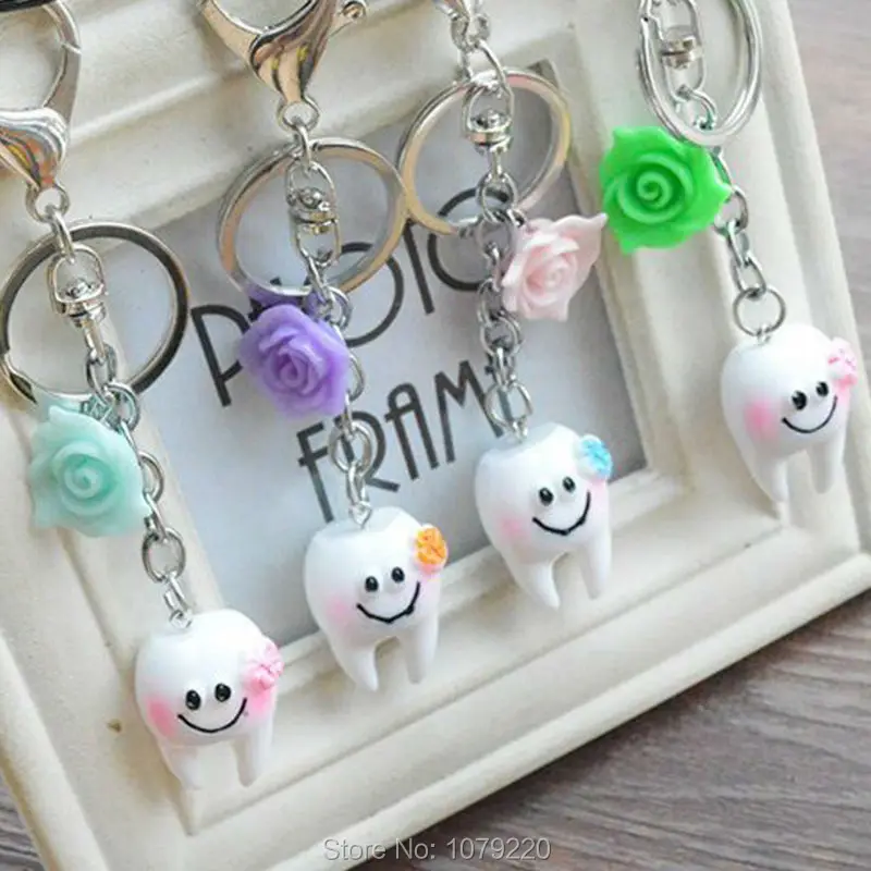 Fashion Rose Smile Teeth Rubber Keyring Resin Keyring Jewelry Women Charm Key Bag Chain Christmas Mother's Day Lover Girl Gift
Fashion Rose Smile Teeth Rubber Keyring Resin Keyring Jewelry Women Charm Key Bag Chain Christmas Mother's Day Lover Girl Gift