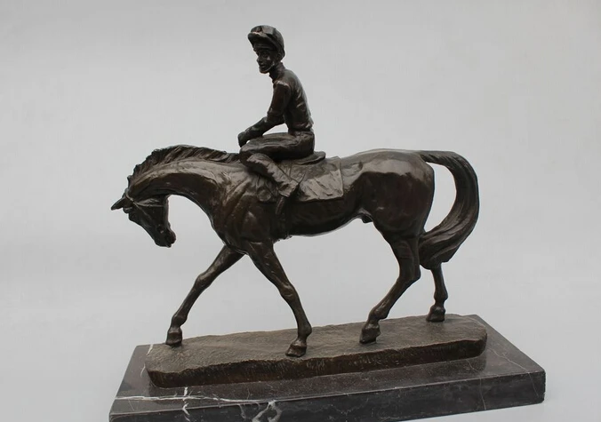 free 12"Western Art sculpture Bronze Marble Boy Sit Horse ride a horse Statue sculptu fast
free 12"Western Art sculpture Bronze Marble Boy Sit Horse ride a horse Statue sculptu fast