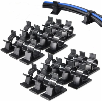 10PCS/set Black Adhesive Cord Wire Organizer Securing Cable Velcro-mounted Clips Ties Organizers Wall Mounted Clamps
10PCS/set Black Adhesive Cord Wire Organizer Securing Cable Velcro-mounted Clips Ties Organizers Wall Mounted Clamps