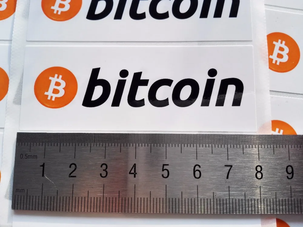 160pcs/lot 8x3cm bitcoin logo stickers, Self-adhesive cryptocurrency label, Item No.FS20
160pcs/lot 8x3cm bitcoin logo stickers, Self-adhesive cryptocurrency label, Item No.FS20