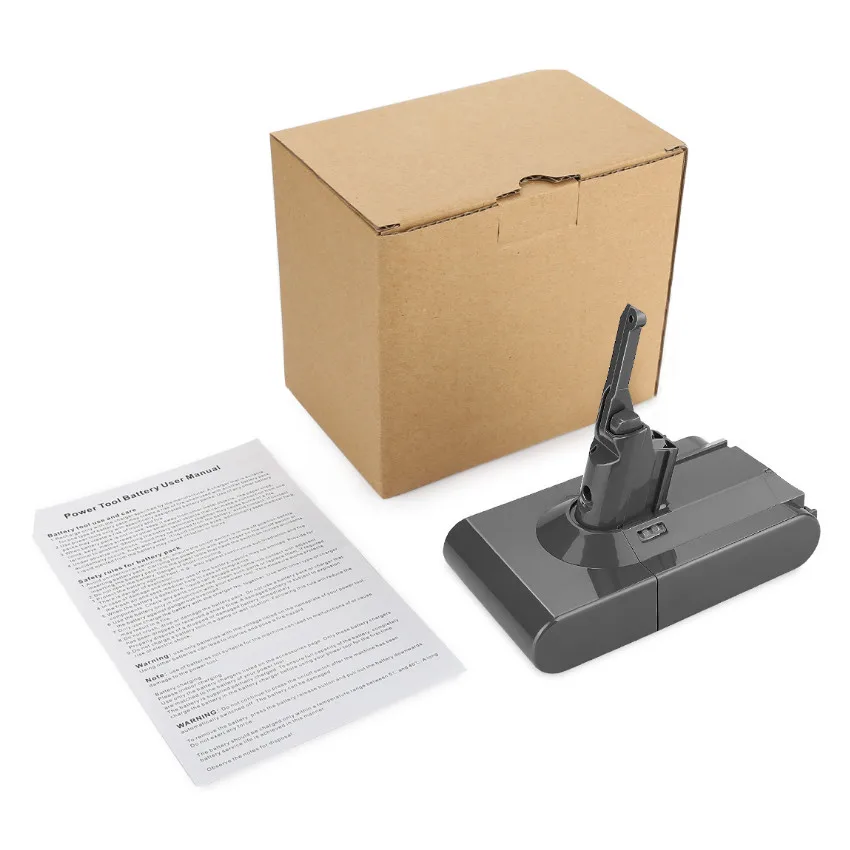 Replacement Battery 21.6V 3500mAh for Dyson V8 Animal V8 Absolute Vacuum Cleaner Tools Lithium Battery High quality cells
Replacement Battery 21.6V 3500mAh for Dyson V8 Animal V8 Absolute Vacuum Cleaner Tools Lithium Battery High quality cells