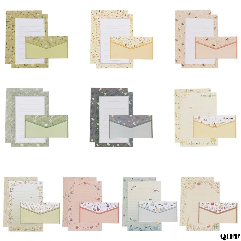 Drop Ship&WholesaleCreative Beautiful Letter Paper Envelope Floral Cute Cartoon Set Letterhead Small Fresh GiftsJune 3
Drop Ship&WholesaleCreative Beautiful Letter Paper Envelope Floral Cute Cartoon Set Letterhead Small Fresh GiftsJune 3