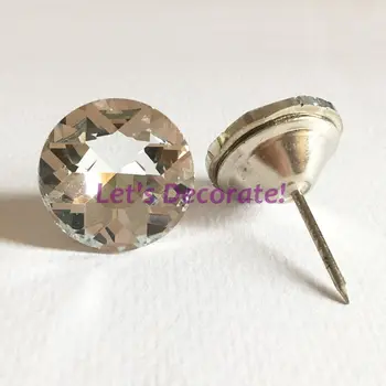 Wholesale 1000PCS/LOT 18mm/20mm/25mm/30mm Diamond Clear Crystal Glass Tacks/Home Decoration Tacks/Upholstery Tacks, Buttons
Wholesale 1000PCS/LOT 18mm/20mm/25mm/30mm Diamond Clear Crystal Glass Tacks/Home Decoration Tacks/Upholstery Tacks, Buttons