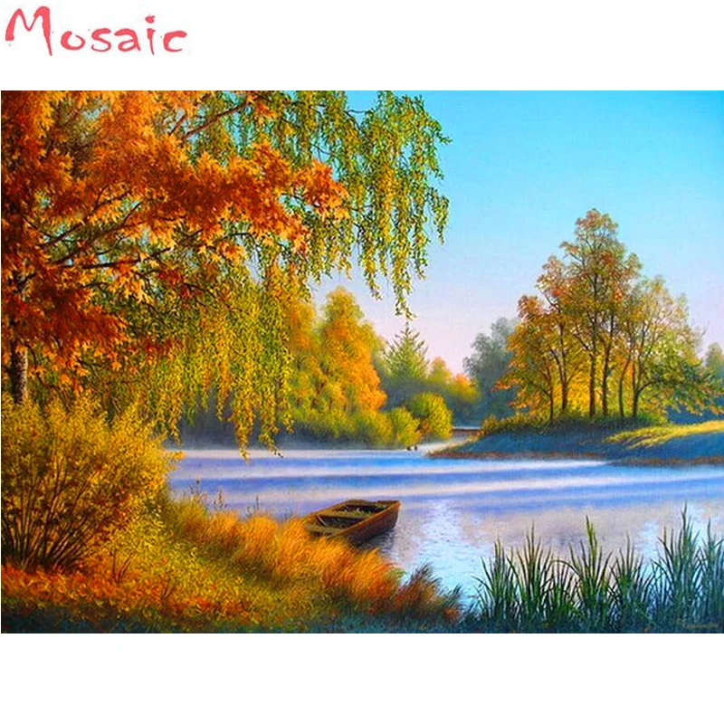 Diy 5D Diamond Painting Scenery Nature Fall Lake Diamond Mosaic Full Square/Round Drill Needlework Mosaic Full Embroidery Decor
Diy 5D Diamond Painting Scenery Nature Fall Lake Diamond Mosaic Full Square/Round Drill Needlework Mosaic Full Embroidery Decor