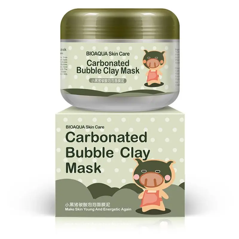 100g Deep Pore Cleansing Clay Mask Carbonated Bubble Anti-Acne Moisturizing Face Mask
100g Deep Pore Cleansing Clay Mask Carbonated Bubble Anti-Acne Moisturizing Face Mask