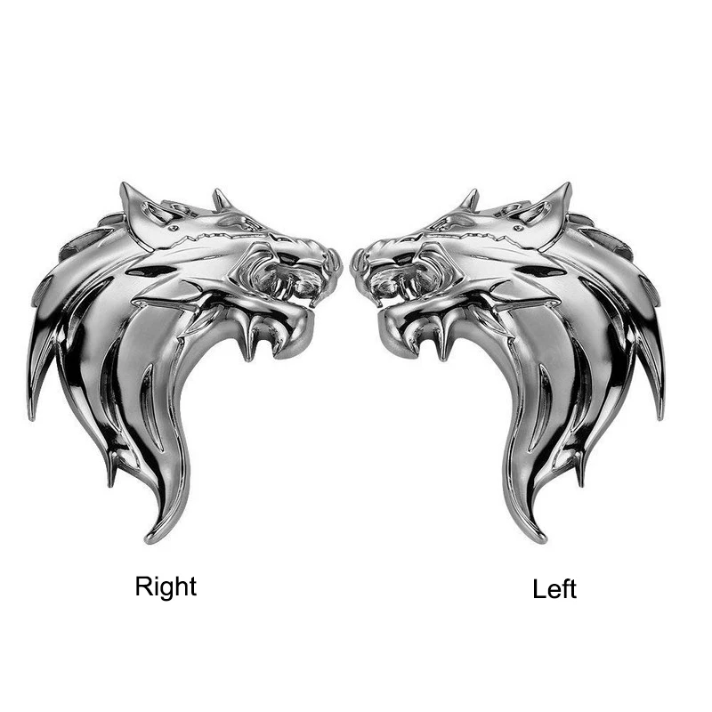 Wolf Head Zinc Alloy Chrome Metal Car Styling Emblem Left/Right Badge Sticker DIY NEW Refitting 3D Sticke 3 Colors Car-Styling
Wolf Head Zinc Alloy Chrome Metal Car Styling Emblem Left/Right Badge Sticker DIY NEW Refitting 3D Sticke 3 Colors Car-Styling