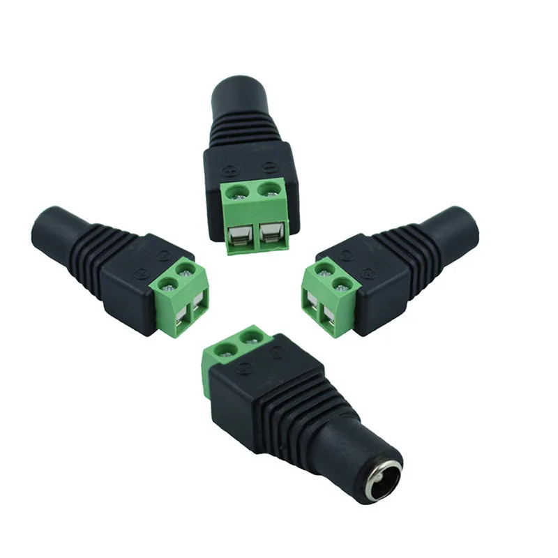 10 pcs DC Power Supply Adapter Jack Female Connector Plugs Male Connector 5.5x2.1mm Plug for 2835 5630 5050 Single color strip
10 pcs DC Power Supply Adapter Jack Female Connector Plugs Male Connector 5.5x2.1mm Plug for 2835 5630 5050 Single color strip